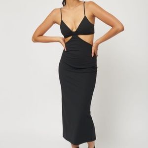 Dynamite Cut-out Midi Dress